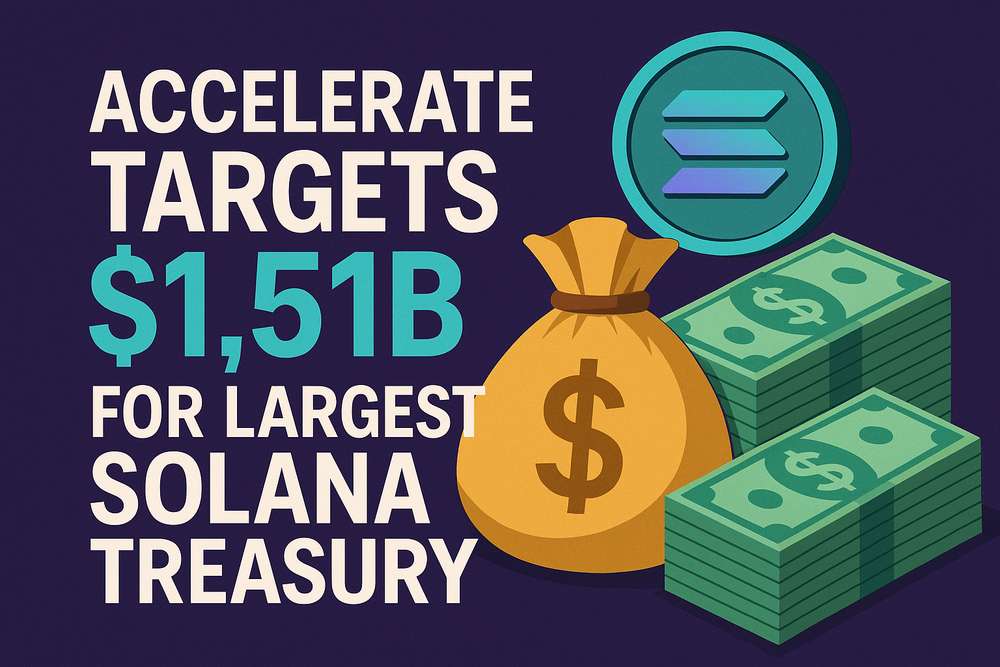 Accelerate Targets $1.51B for Largest Solana Treasury