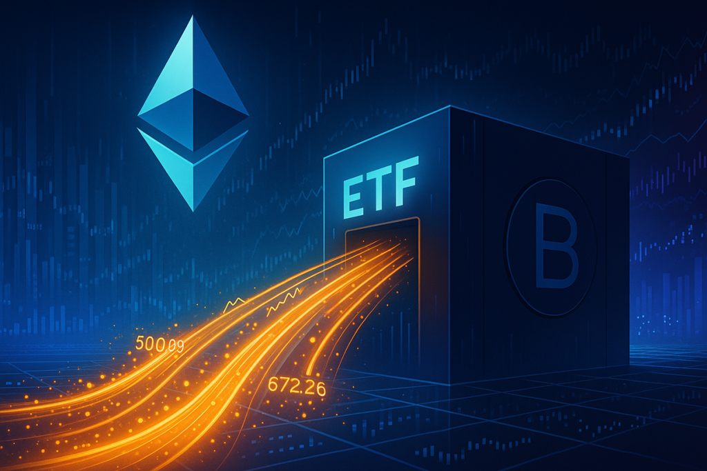Ethereum ETFs Hit $726M ATH: BlackRock Alone Drew $500M