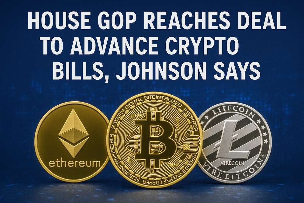 House GOP Reaches Deal to Advance Crypto Bills, Johnson Says