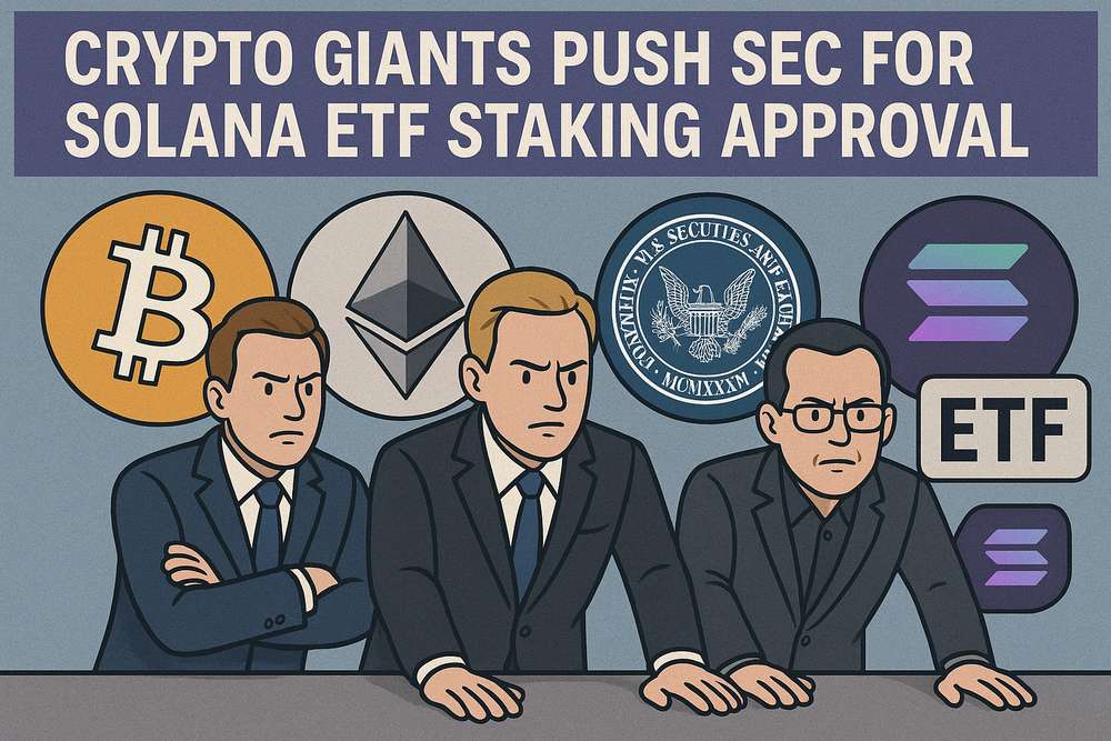 Crypto Giants Push SEC for Solana ETF Staking Approval