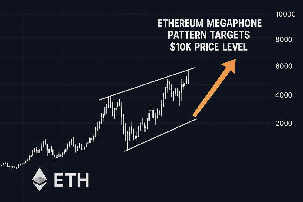 Ethereum Megaphone Pattern Targets $10K Price Level
