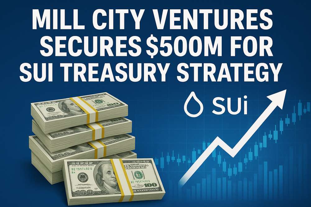 Mill City Ventures Secures $500M for SUI Treasury Strategy