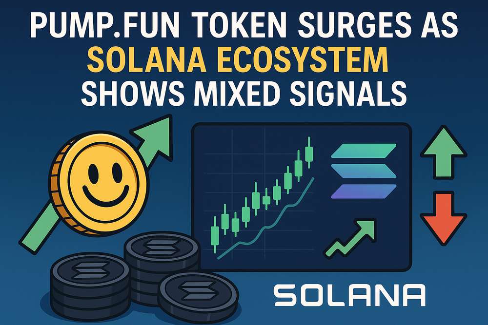 Pump.fun Token Surges as Solana Ecosystem Shows Mixed Signals