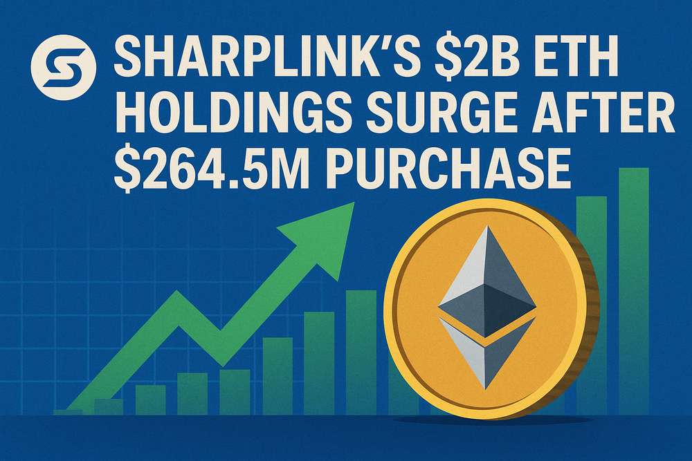 SharpLink’s $2B ETH Holdings Surge After $264.5M Purchase