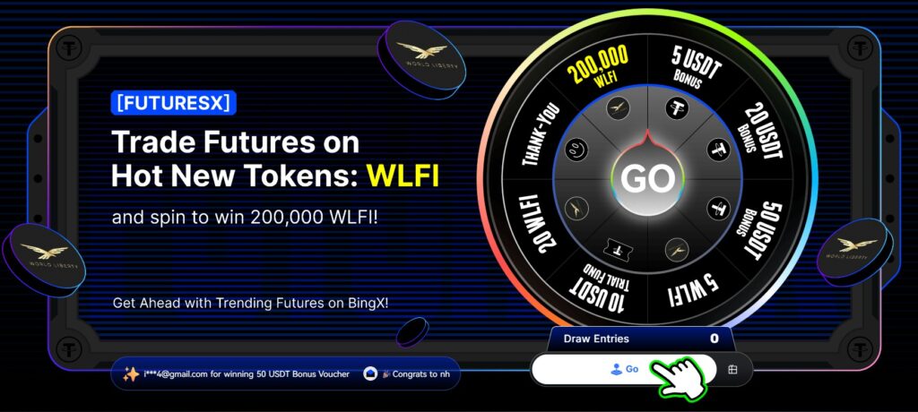 Trade Futures on BingX for Your Chance to Win 200,000 WLFI