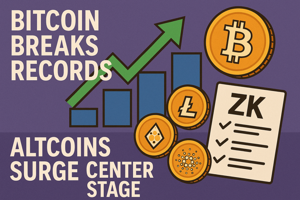 Bitcoin Breaks Records, Altcoins Surge, and ZK-Proofs Take Center Stage