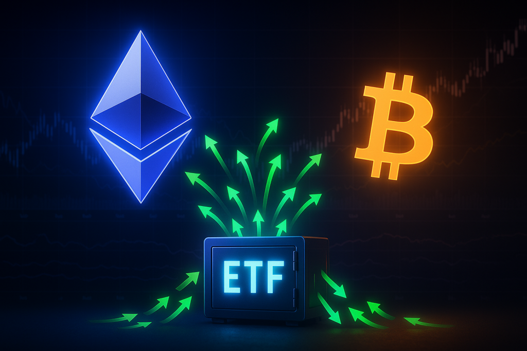 Ethereum ETFs Top BTC For 7 Days In Row As Inflows At $455M