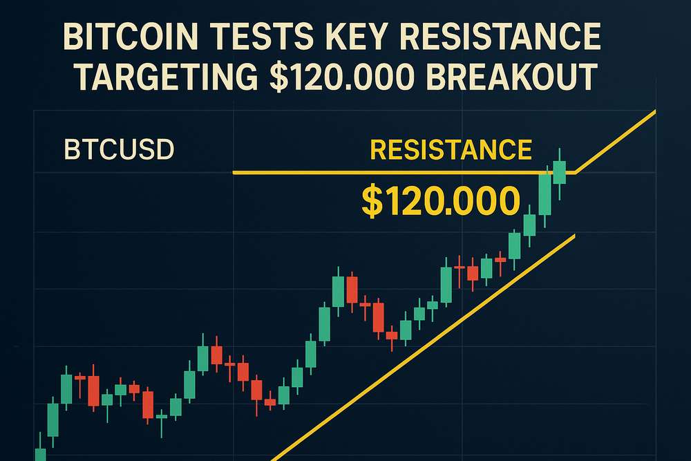 Bitcoin Tests Key Resistance Targeting $120,000 Breakout
