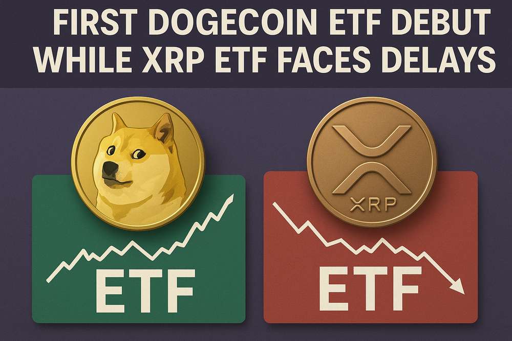 First Dogecoin ETF Debuts While XRP ETF Faces Delays