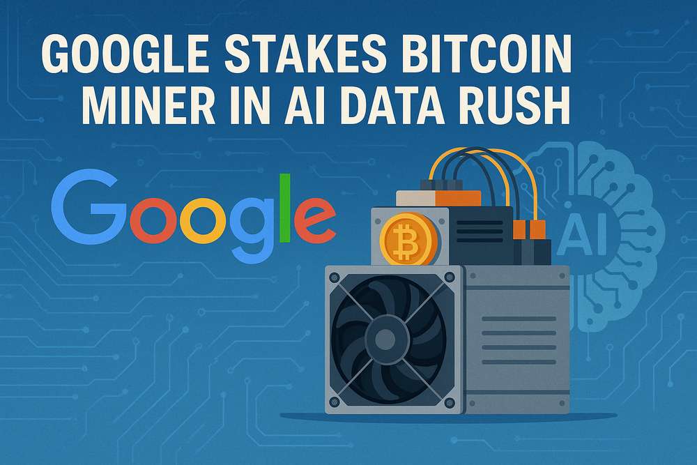 Google Stakes Bitcoin Miner in AI Data Rush