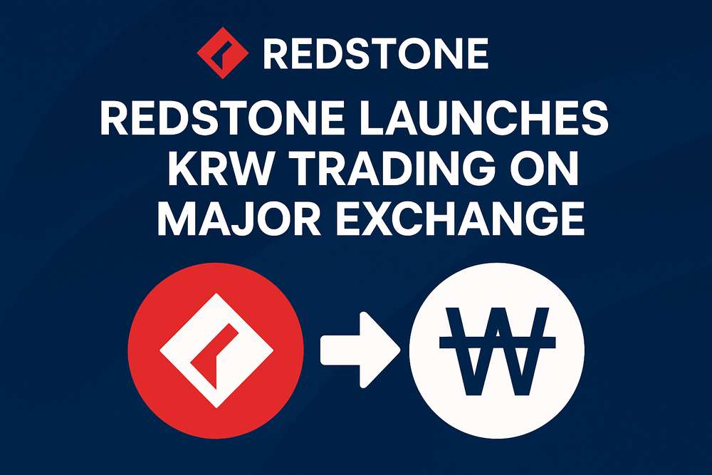 Redstone Launches KRW Trading on Major Exchange