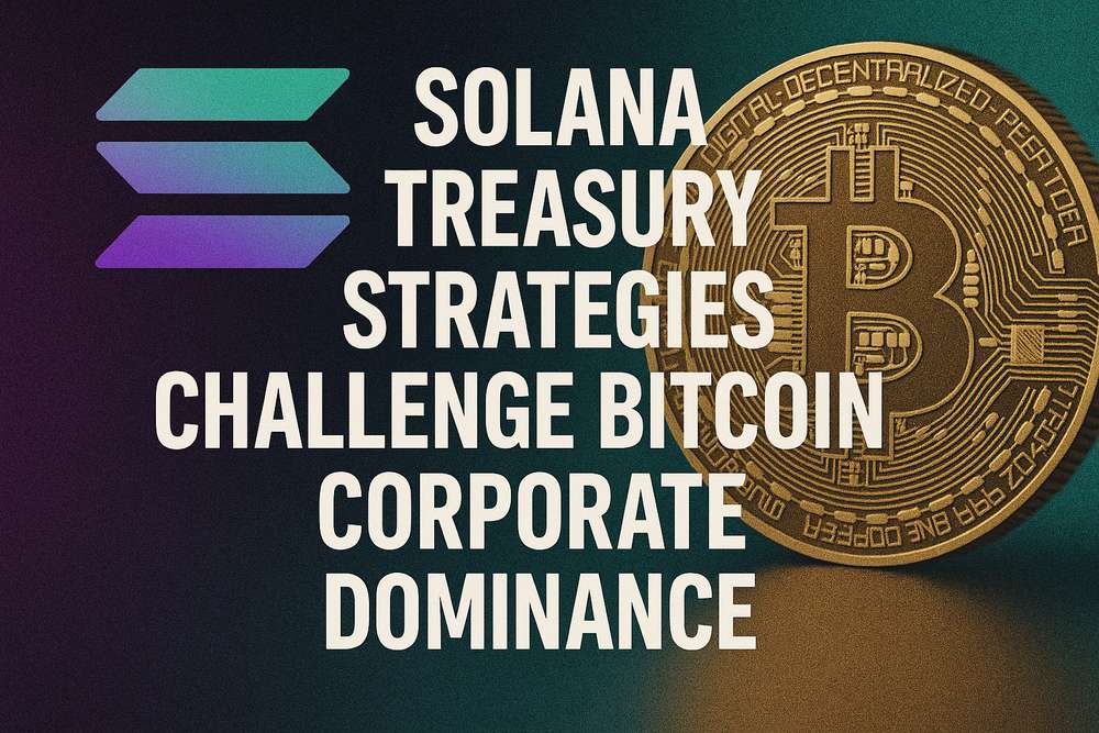 Solana Treasury Strategies Challenge Bitcoin Corporate Dominance