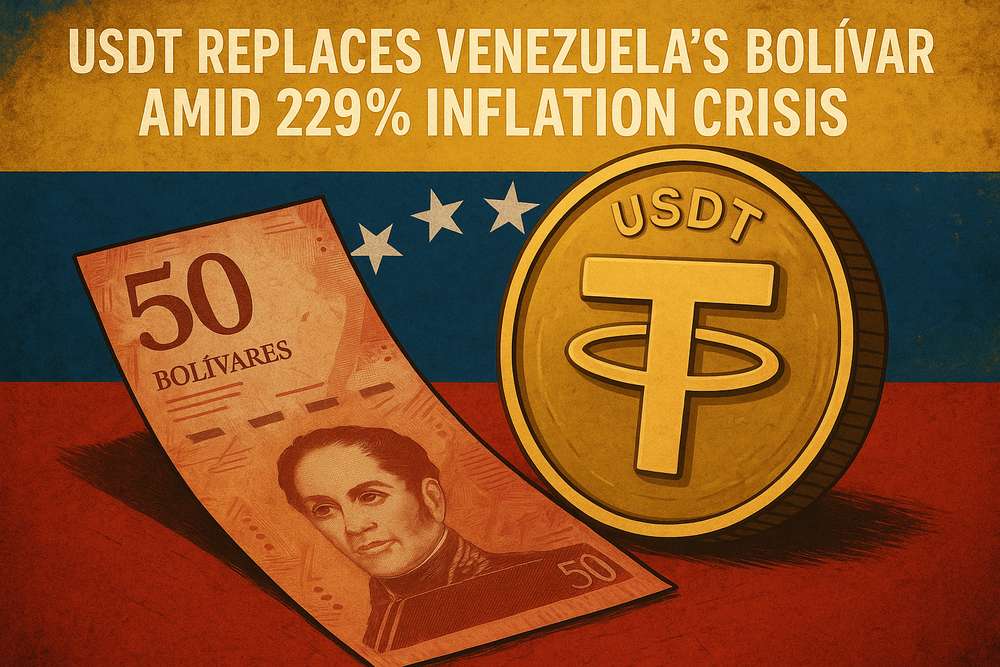 USDT Replaces Venezuela’s Bolívar Amid 229% Inflation Crisis