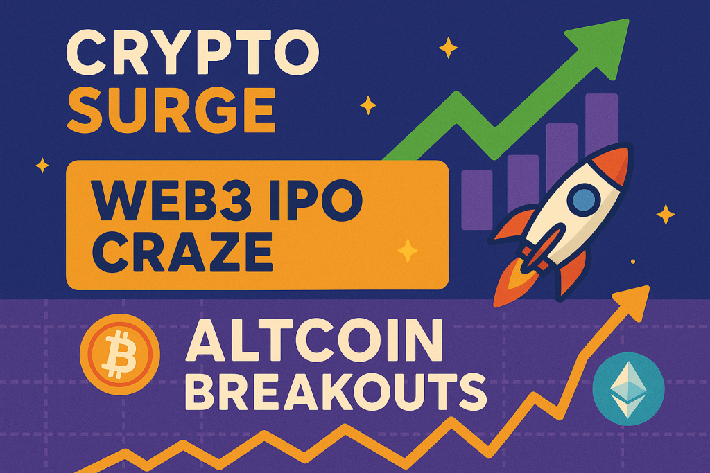 Crypto Surge, Web3 IPO Craze & Altcoin Breakouts
