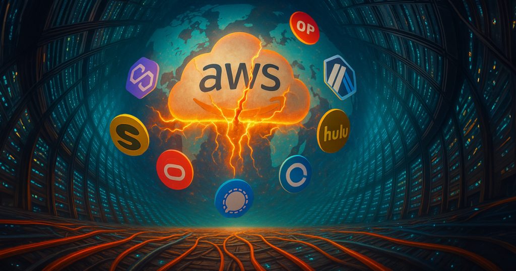 AWS failure exposes crypto’s centralized weak point