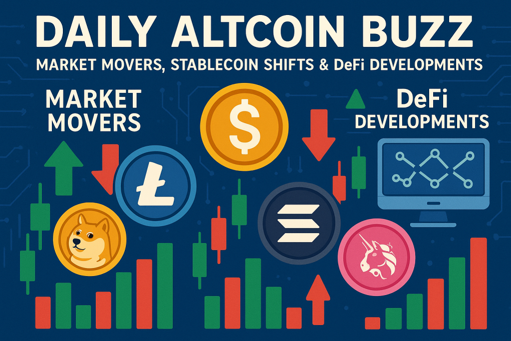 Market Movers, Stablecoin Shifts & DeFi Developments