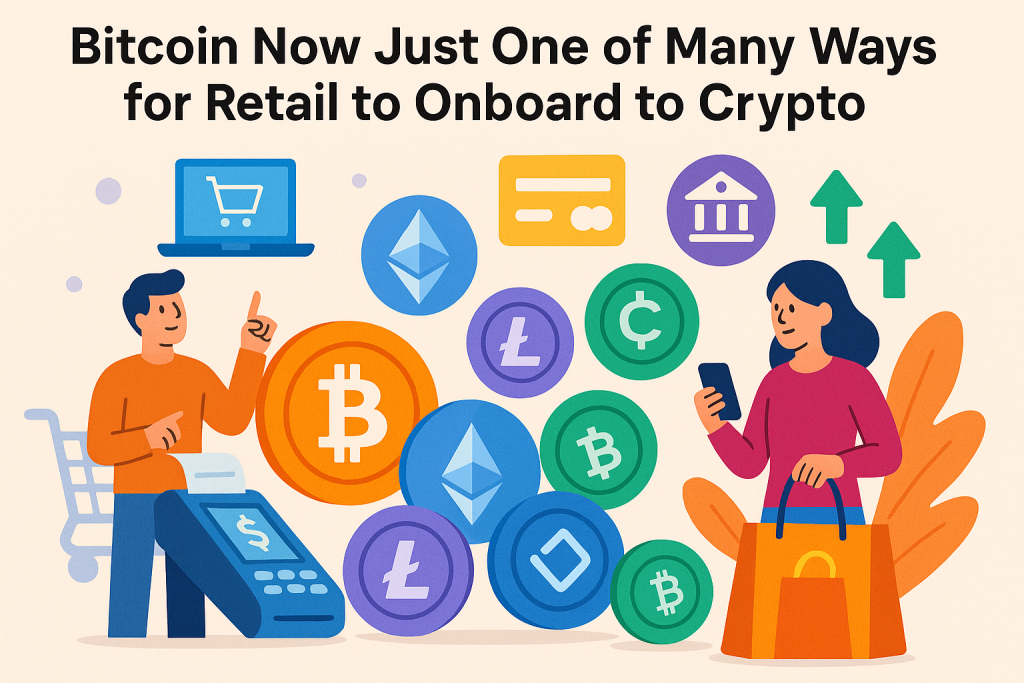 Bitcoin Now Just One of Many Ways for Retail to Onboard to Crypto