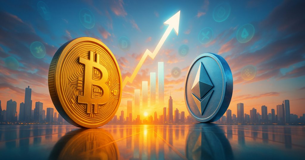 Bitcoin and Ethereum rebound as fresh capital floods crypto