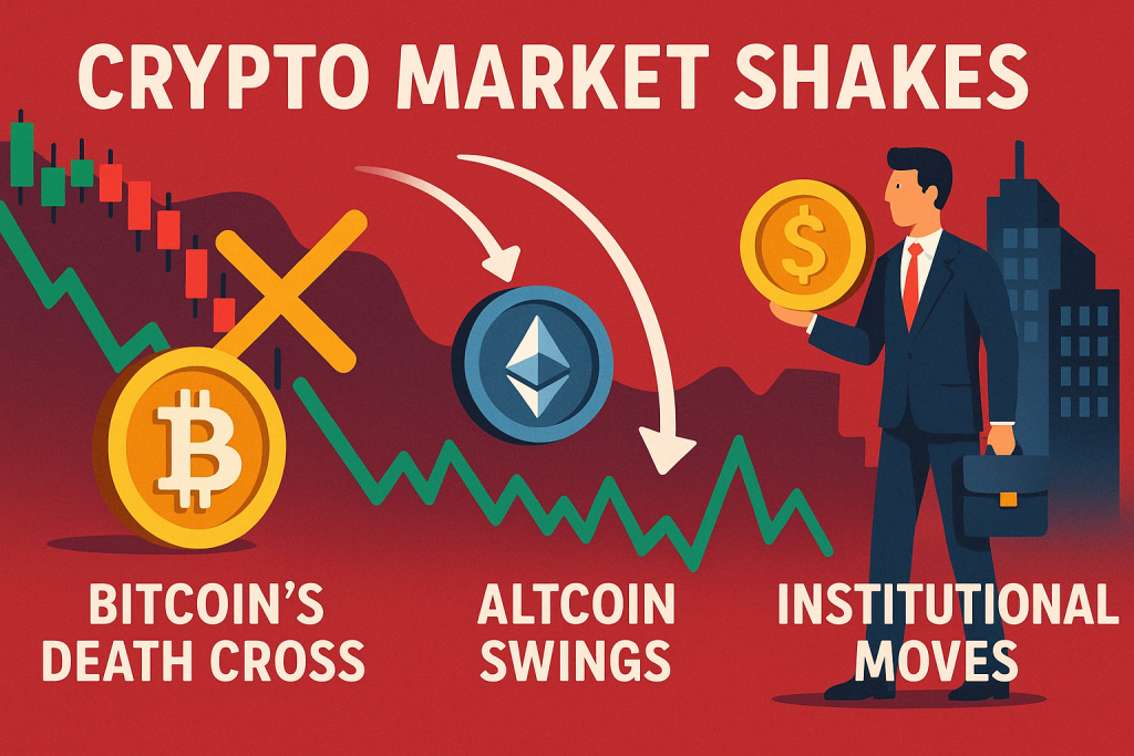 Bitcoin’s Death Cross, Altcoin Swings, and Institutional Moves