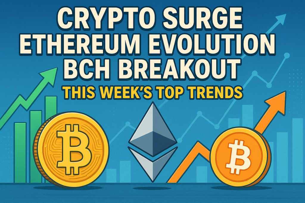 Crypto Surge, Ethereum Evolution & BCH Breakout: This Week’s Top Trends