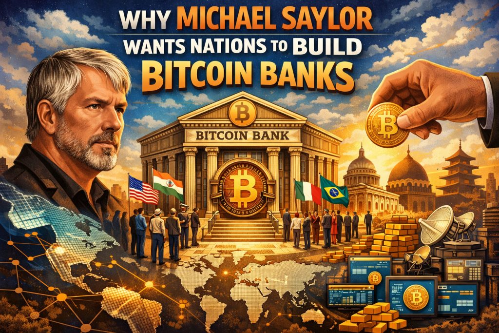 Why Michael Saylor Wants Nations to Build Bitcoin Banks