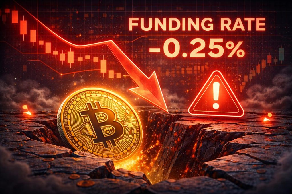 Bitcoin Funding Rate Enters Deep Negative Territory — What’s Next?
