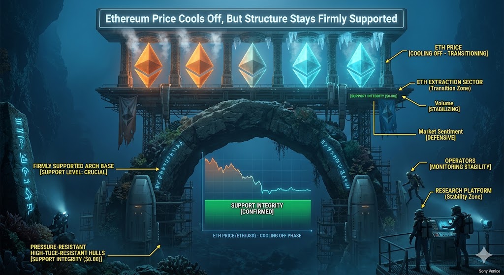 Ethereum Price Cools Off, But Structure Stays Firmly Supported